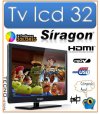Tv Lcd Mlt-32 Siragon Con Dvd